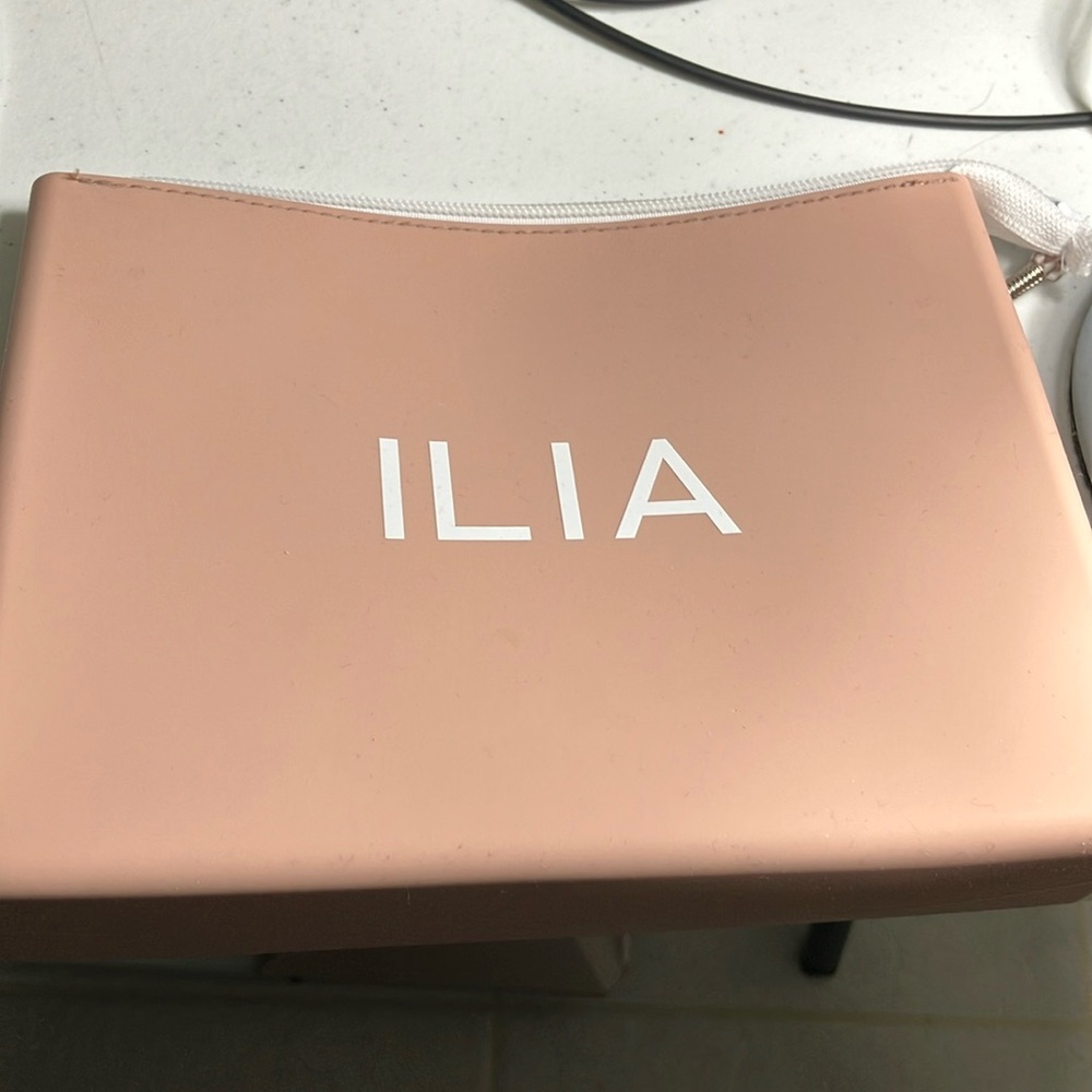 Ilia Blush Pink Makeup Bag